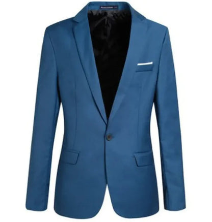 Men's Tailored Slim-Fit Casual Blazer