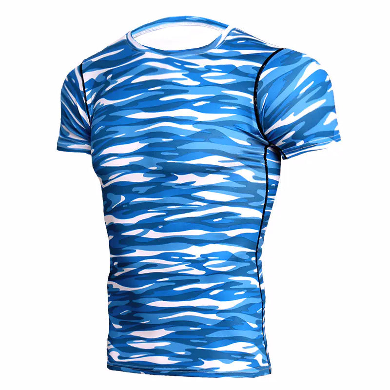 Men's Quick-Dry Camouflage Short Sleeve T-Shirt