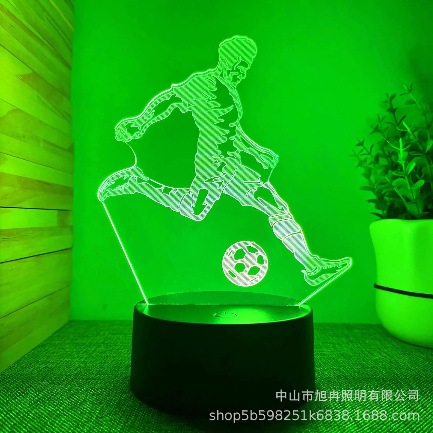 3D Football Night Light - Creative Kids Gift Lamp