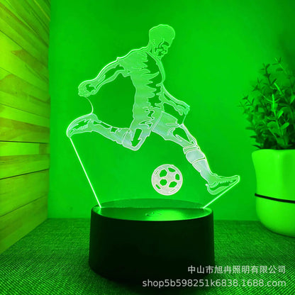 3D Football Night Light - Creative Kids Gift Lamp