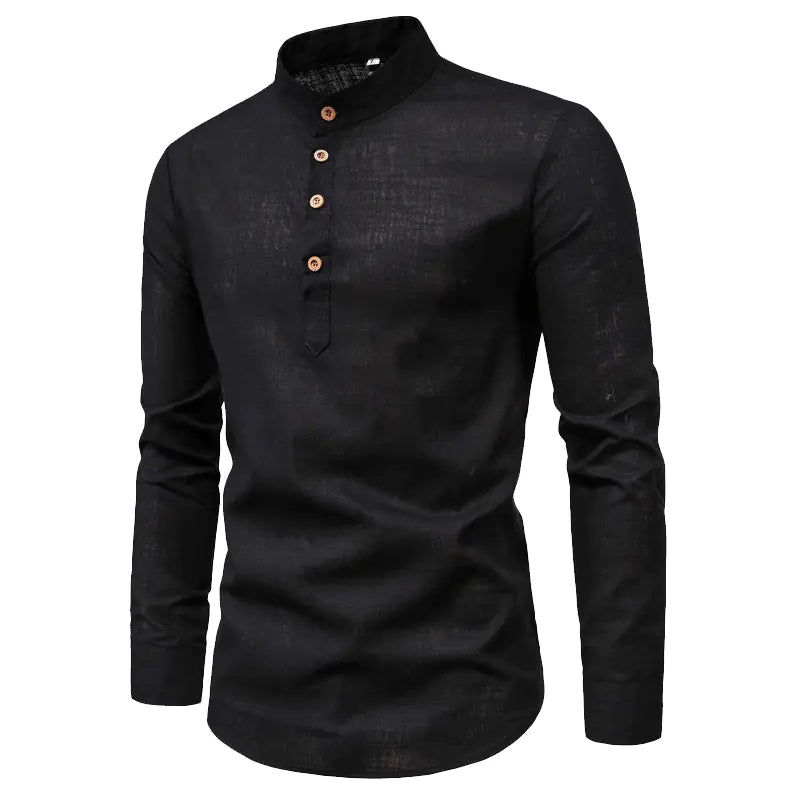 2024 Men's Stylish Slim Fit Long Sleeve Shirt