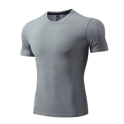 Men's Quick-Dry Short Sleeve Sports T-Shirt for Summer sizes from XS to 5XL