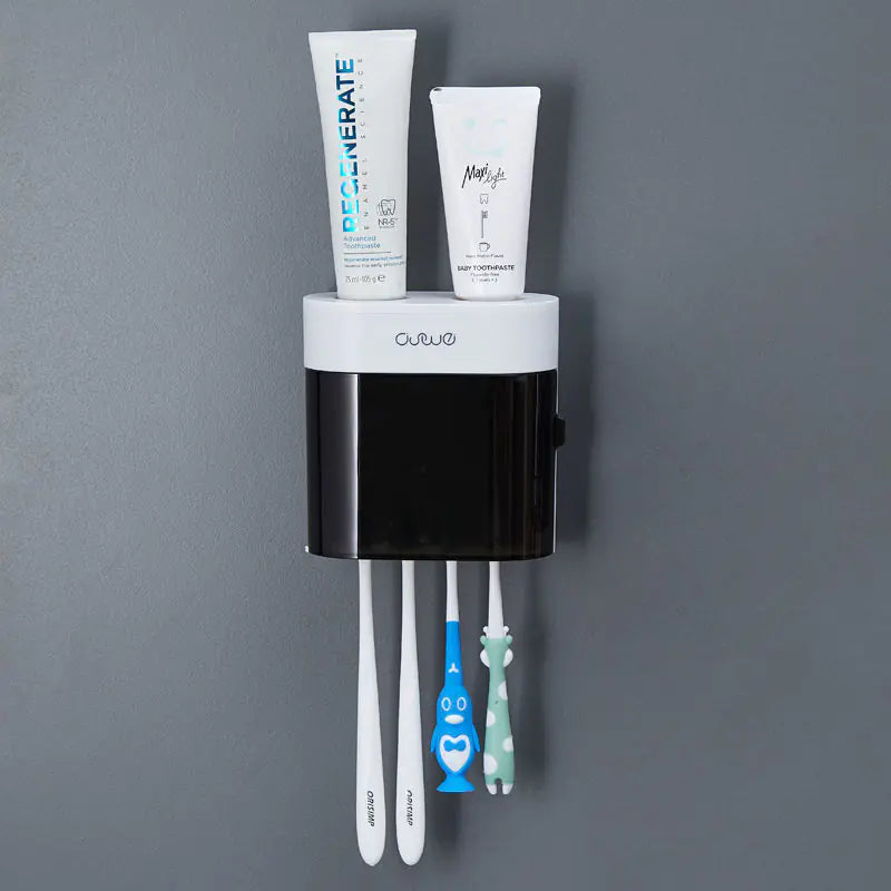 Automatic Toothpaste Dispenser Set with Wall Mount