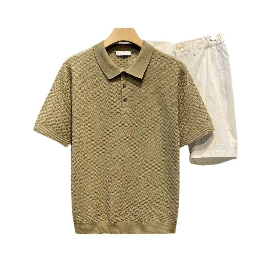 Men's Slim Fit Polo Shirt - Trendy Summer Tee 2024 Size options from M to 3XL