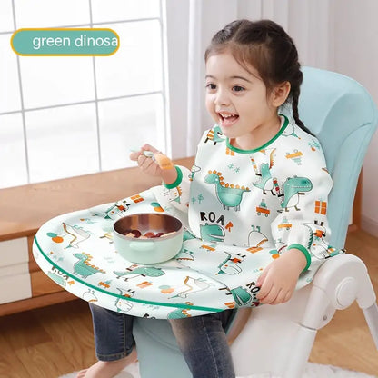 Detachable Water-Resistant Baby Dining Chair Bib  aged 6 to 36 months.