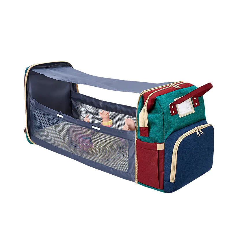 Upgraded Waterproof Oxford Fabric USB Charging Diaper Bag - FkriTigrinya