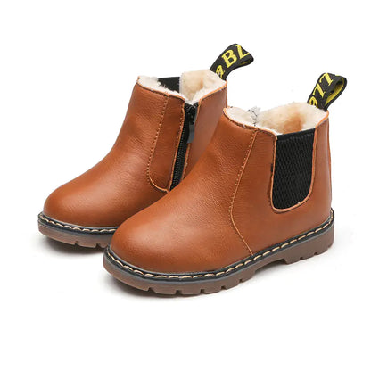 Boys' Short Boots, Soft Non-Slip Children's Shoes  sizes from 21 to 36