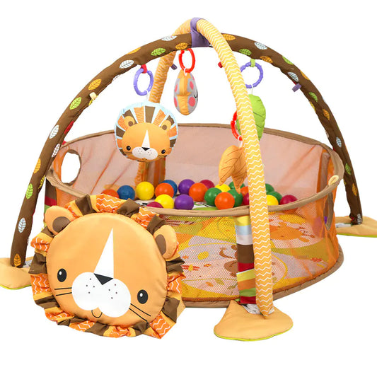 Multifunctional Baby Play Mat with Gym Frame and Toys