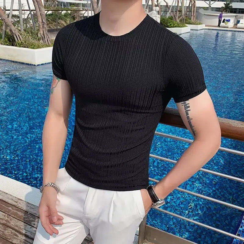 Men's Summer Casual Slim Fit T-Shirt 2024