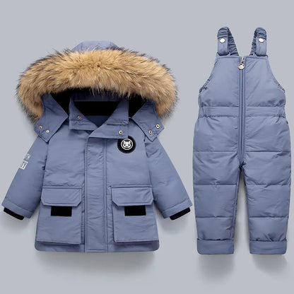 Children's Down Jacket Set for Ages 1-5 (2 Pieces)