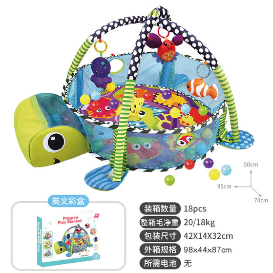 Baby Play Gym with Ocean Balls and Activity Fence - FkriTigrinya
