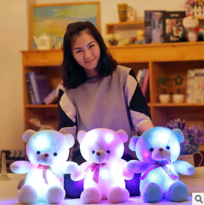 New LED Teddy Bear Plush Toy for Kids - FkriTigrinya