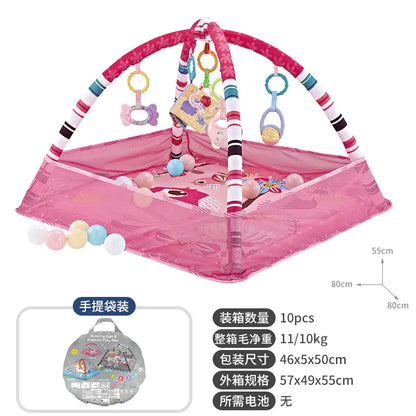 Baby Play Gym with Ocean Balls and Activity Fence - FkriTigrinya