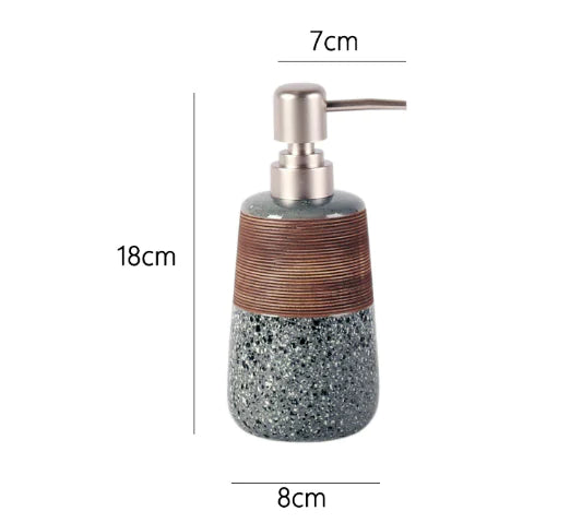 Creative Resin Soap Dispenser Set for Shampoo & Shower - FkriTigrinya