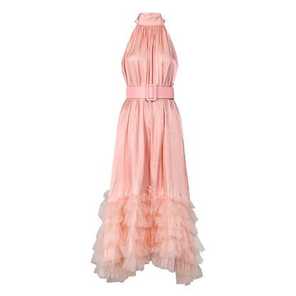 French Style Mid-length Waist-tight Dress