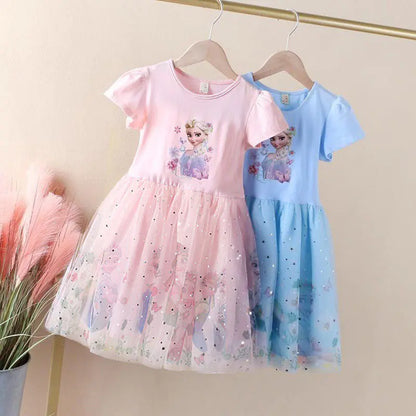 Prinsessenjurk voor Meisjes – Zomer, Mesh & Magie
