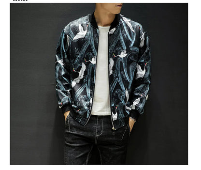 Embroidered Baseball Jacket and Casual Jacket