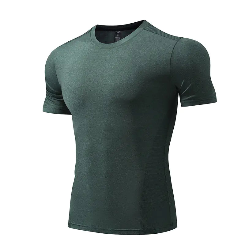 Men's Quick-Dry Short Sleeve Sports T-Shirt for Summer sizes from XS to 5XL