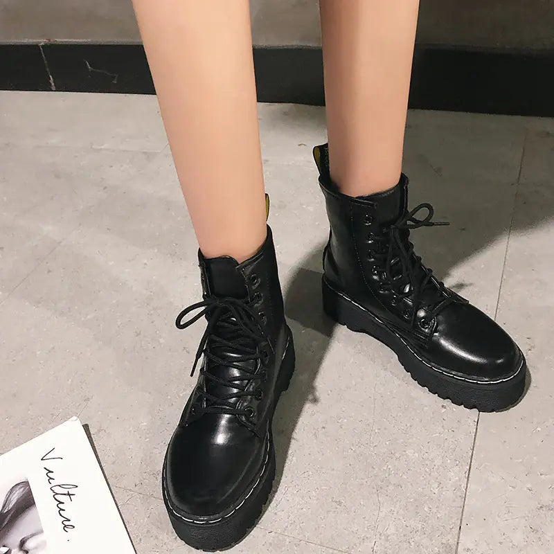 Vintage Martin Lace-Up Boots