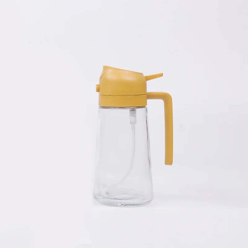 2-in-1 Oil Bottle 'ናይ ዘይቲ መዐቀኒ ጥርሙ ብጣዕሚ ቀሊል ንክትጥቀመሉ'
