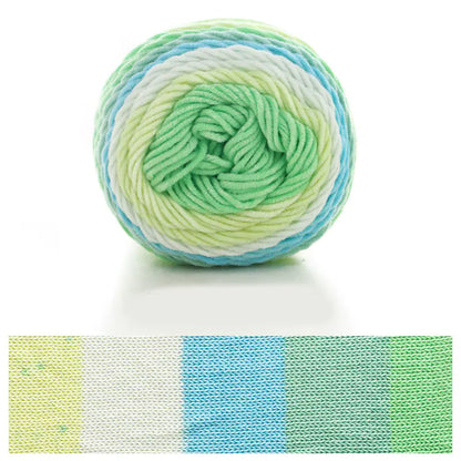 Rainbow Cotton Knitting Wool - 5 Strands for DIY Projects