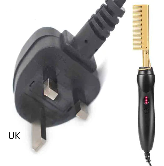 Hot Comb 2-in-1 Curling Iron for Home Use