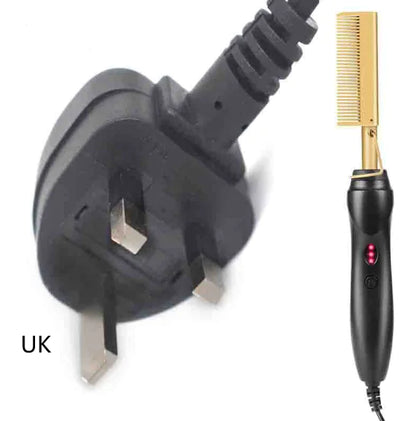 Hot Comb 2-in-1 Curling Iron for Home Use