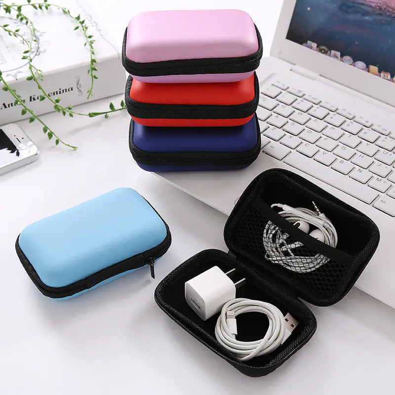 Digital Shockproof Storage Bag for USB and Headphones - FkriTigrinya