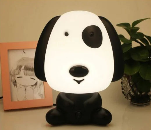 Cartoon Table Lamp, Eye-Caring Panda and Rabbit Light