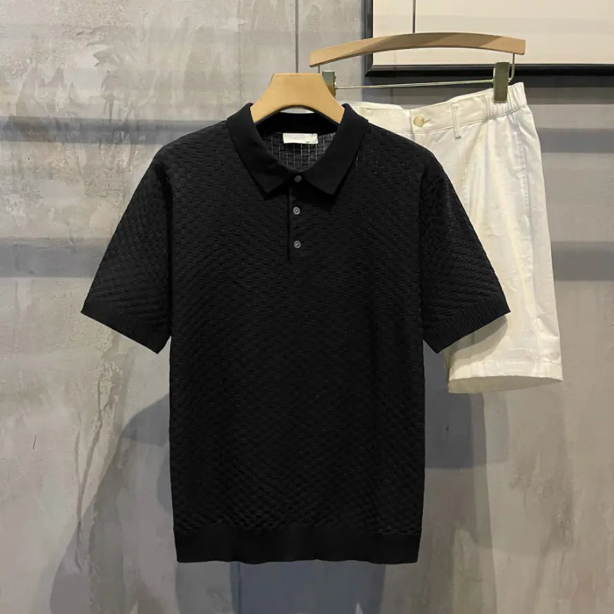 Men's Slim Fit Polo Shirt - Trendy Summer Tee 2024 Size options from M to 3XL
