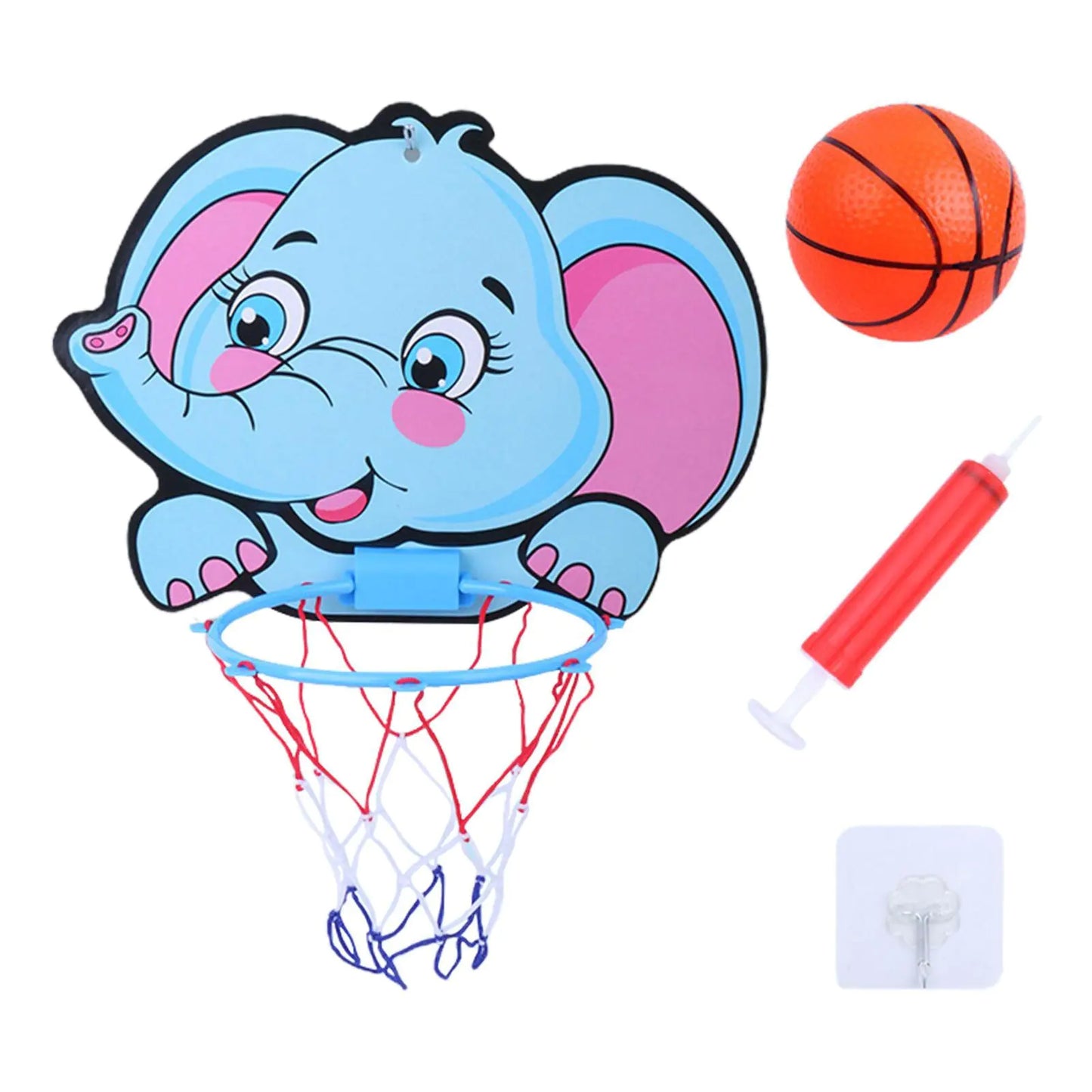 Cartoon Animal Basketball Stand for Indoor Outdoor Play