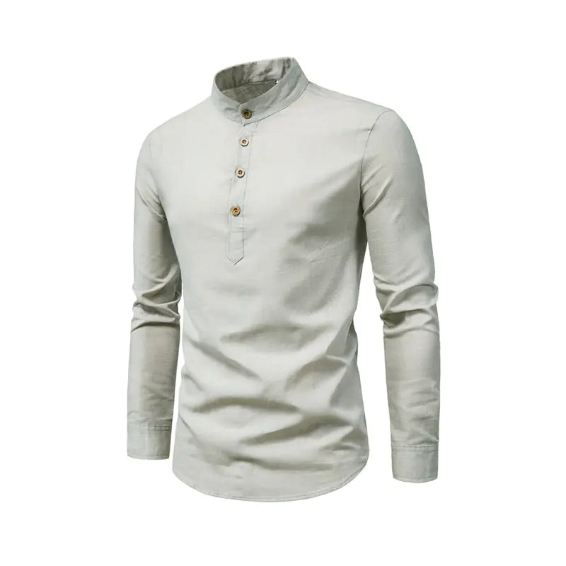 2024 Men's Stylish Slim Fit Long Sleeve Shirt