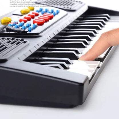 Black 37-Key Beginner Electronic Piano for Kids - FkriTigrinya