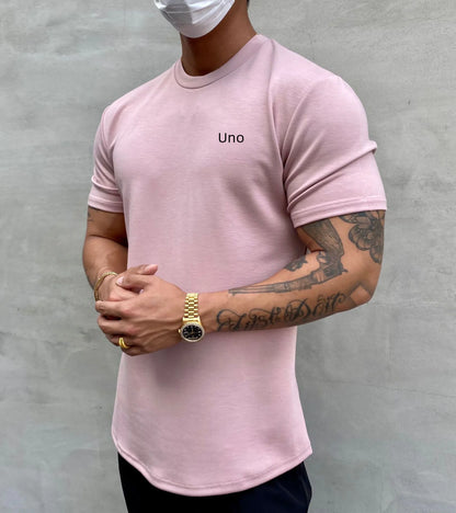 Men's Slim Fit Muscle Training T-Shirt - Summer Cotton