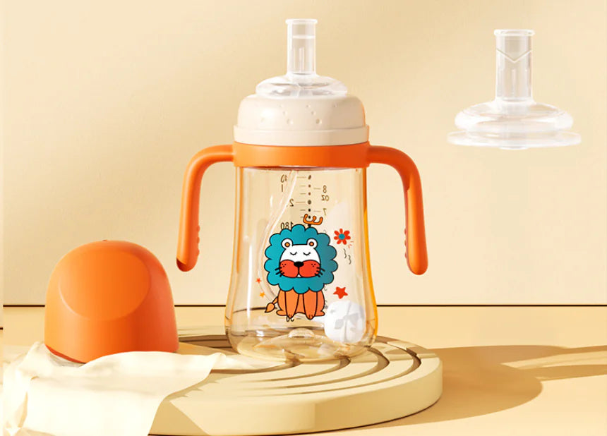 Newborn Baby Drinkbeker met Rietje – 2-in-1 Anti-lek & BPA-vrij - FkriTigrinya