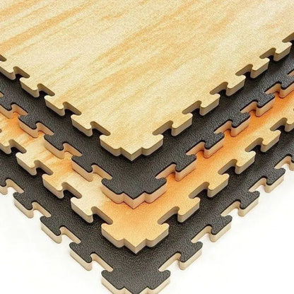 EVA Wood Grain Mat for Taekwondo and Combat Training  100 x 100 cm   high-quality Eva foam,