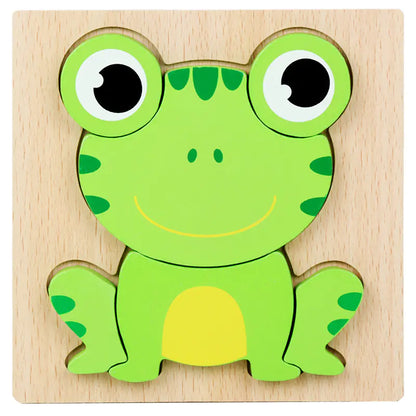 3D Wooden Puzzle Educational Toy for Kids (Wholesale) - FkriTigrinya