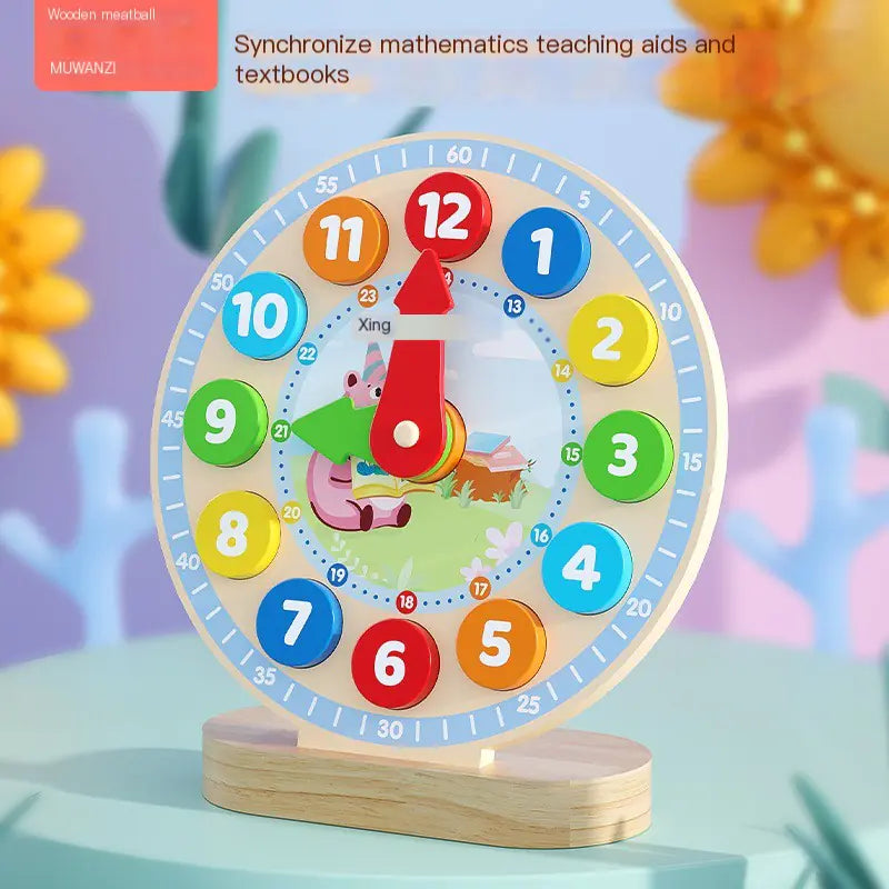 Wooden Educational Toy for Kids - Digital Clock - FkriTigrinya