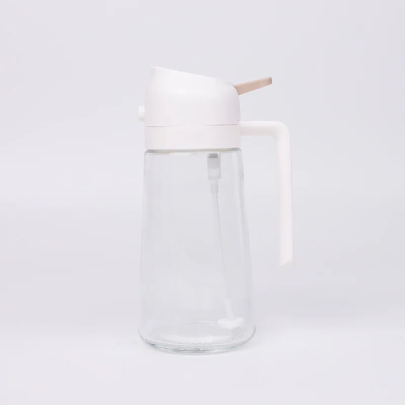 2-in-1 Oil Bottle 'ናይ ዘይቲ መዐቀኒ ጥርሙ ብጣዕሚ ቀሊል ንክትጥቀመሉ'