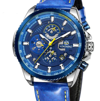 Men's Automatic Mechanical Watch with Steel Band