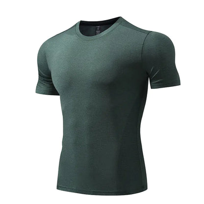 Men's Quick-Dry Short Sleeve Sports T-Shirt for Summer sizes from XS to 5XL