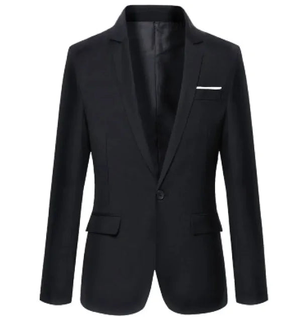 Men's Tailored Slim-Fit Casual Blazer