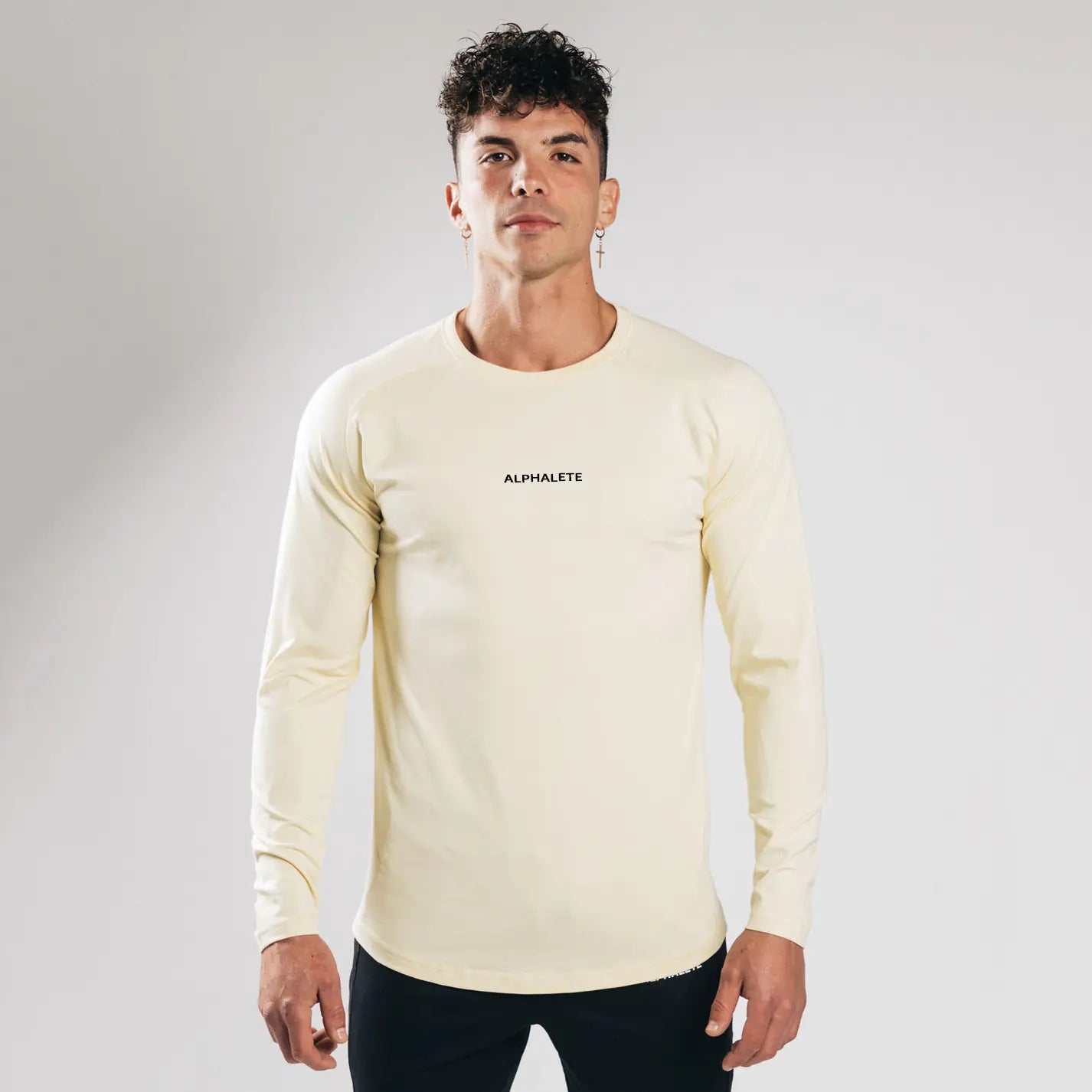 Slim Fit Elastic Cotton Long Sleeve T-Shirt  sizes ranging from M to XXXL