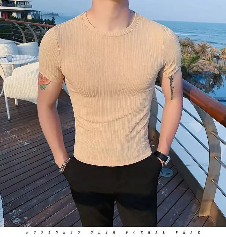 Men's Summer Casual Slim Fit T-Shirt 2024