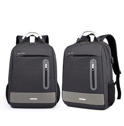 Oxford Cloth USB Charging Shoulder Laptop Bag - FkriTigrinya
