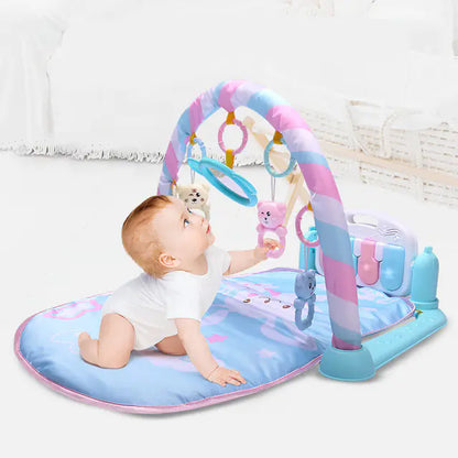 Baby Play Gym with Piano and Crawling Mat (0-12 Months)