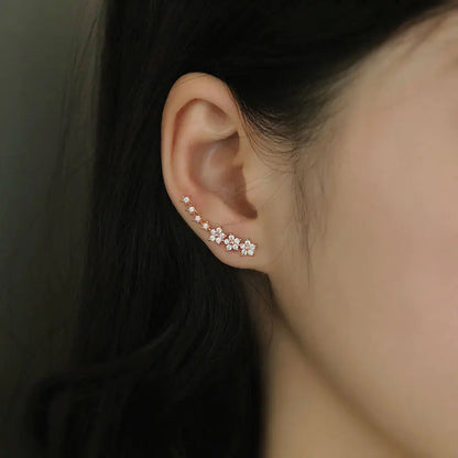 S925 Zilveren Stervormige Oorknopjes met Diamanten – Stralend & Betekenisvol