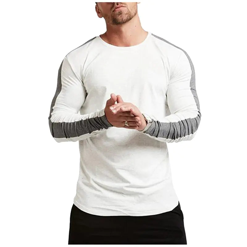 Muscle Brothers Men's Slim Fit Long Sleeve T-Shirt