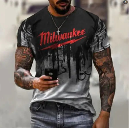 Men's Casual Summer Eagle 3D Printed T-Shirt