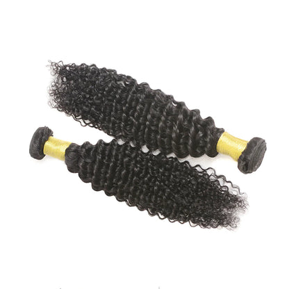 Real Human Hair Curved Weft Extensions 100% Real Human Hair